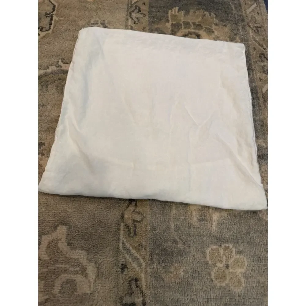 Parachute King Size 100% Linen Envelope Pillow Case White (1)
